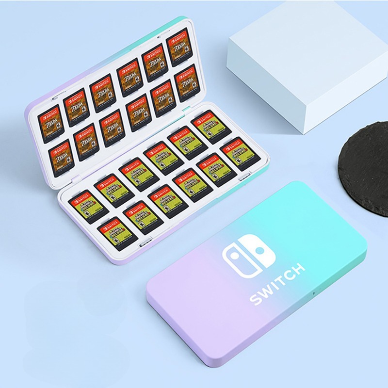 Étui pour cartes de jeu 24 en 1 pour accessoires de jeux Nintendo Switch