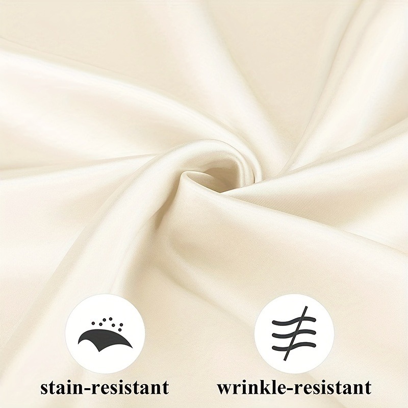 Polyester Napkins Solid Color Napkin Cloth Satin Wedding - Temu