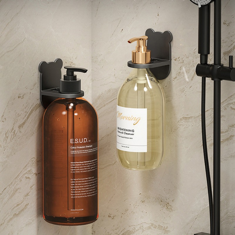 Shampoo Bottle Shower Hanger Wall Mounted Gel Bottle Rack