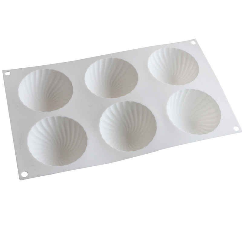 6 Cavity Half Circle Silicone Mold