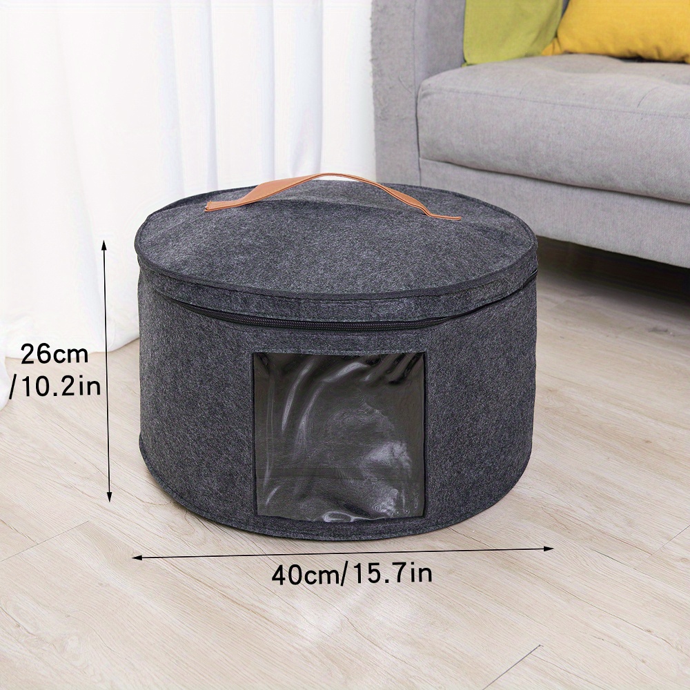 Round Hat Box For Travel And Storage Hat Organizer For Women - Temu