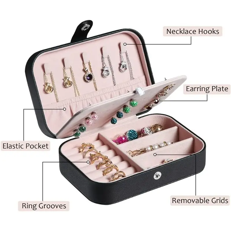 Earring Jewelry Box for Girls Earring Organizer Jewelry Box for Earrings  Necklaces Rings Organizer Box Women Stud Earring Jewelry Organizer for  Girls