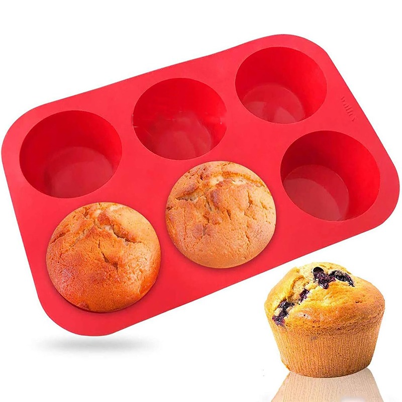 Round Silicone Egg Baking Pans Cup Pastry Muffins Cake Molds - Temu