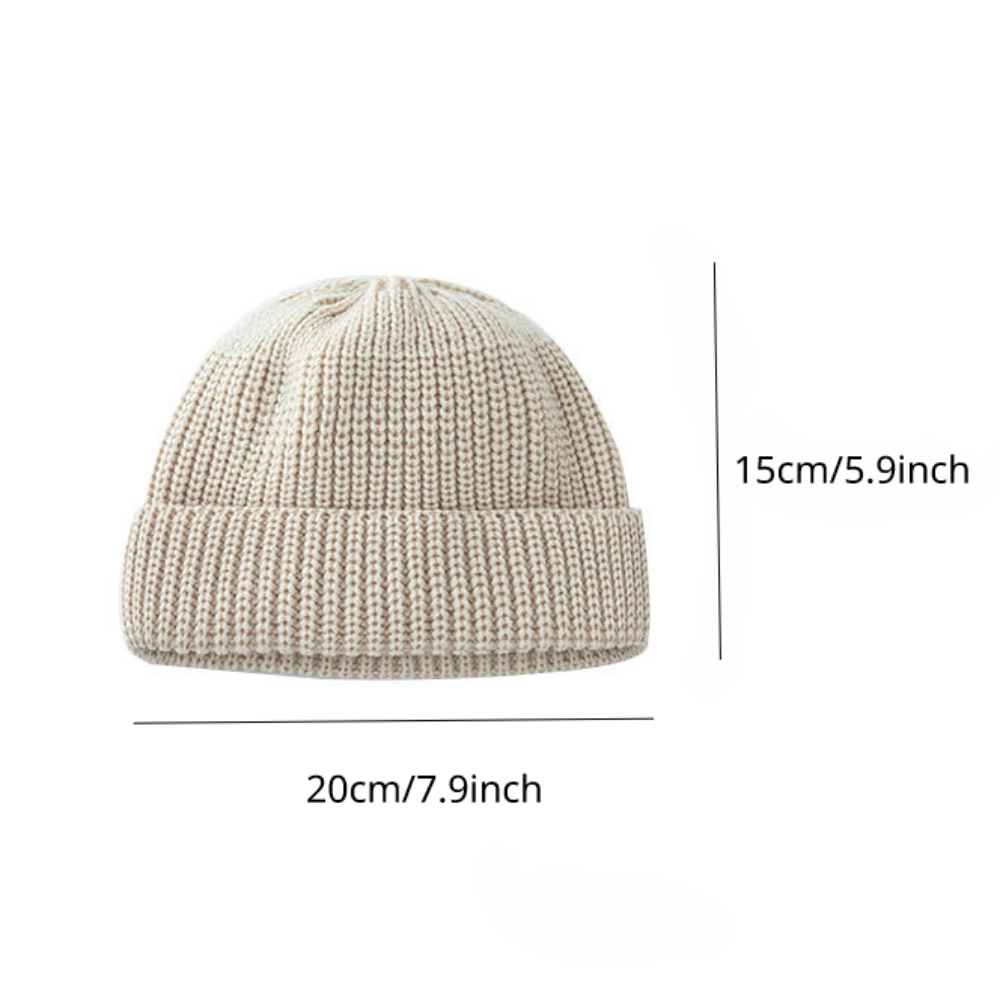 Clape Knit Cuffed Beanie - Stretchy Unisex Winter Hat For Men & Women