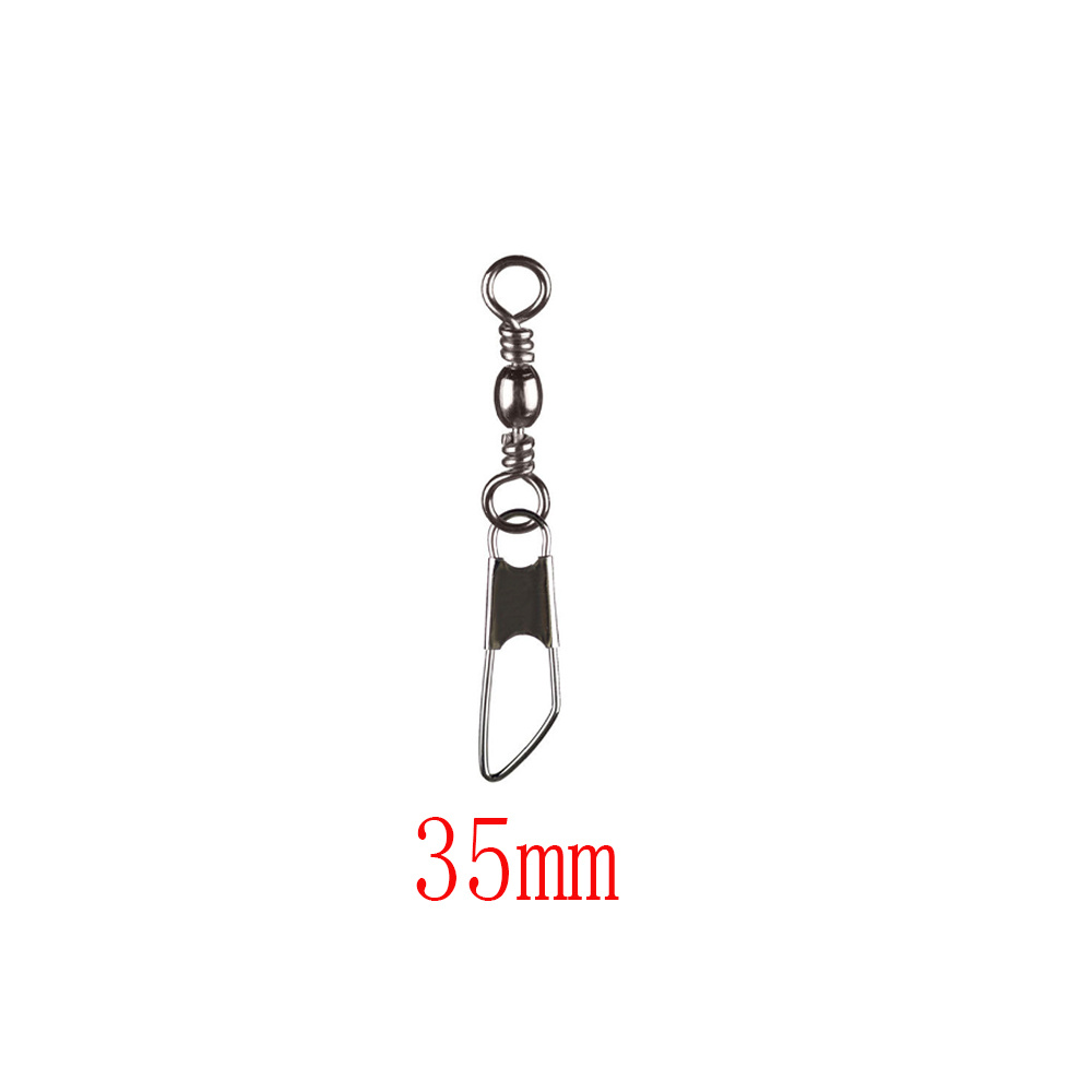 50pcs Fishing Snap Swivel, Swivel With Snap, Fishing Accessories