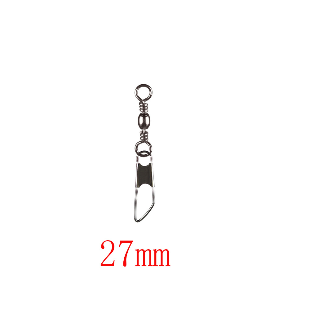 50pcs Fishing Snap Swivel, Swivel With Snap, Fishing Accessories