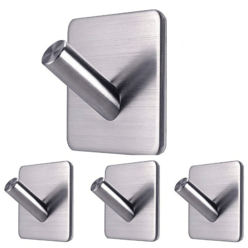 Stainless Steel Hook Wall Mounted Coat Hat Hook J Shape - Temu