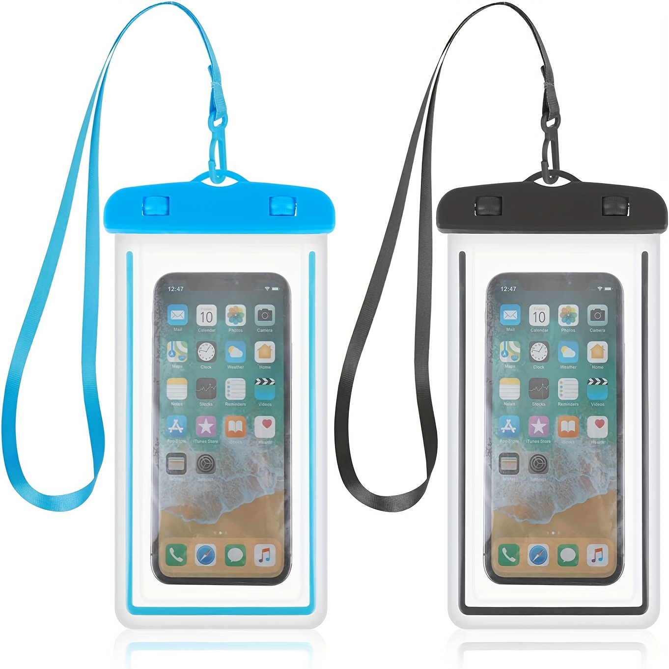 Large Capacity Waterproof Phone Pouch Floating, Waterproof Bag Case for  iPhone 15 14 Pro Max 13 12 11 X XR 8 Plus Samsung Up to 6.9'', IPX8 Water