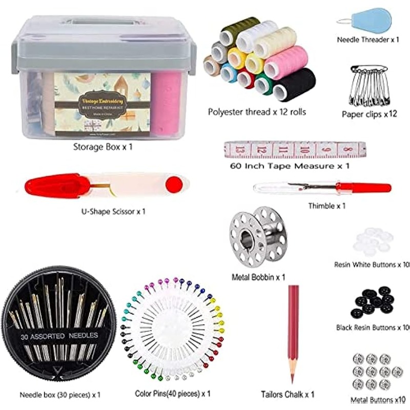 Travel Sewing Kit, Diy Premium Sewing Supplies,small Sewing Kits For  Adults,beginner