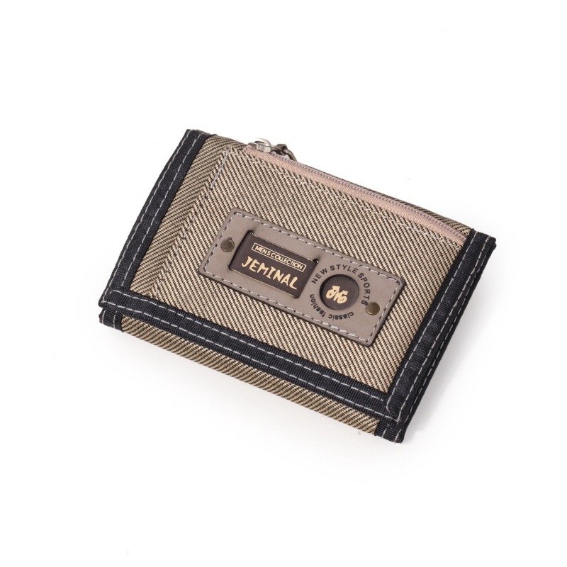 Fendi Wallets Men Fabric Black Sunflower