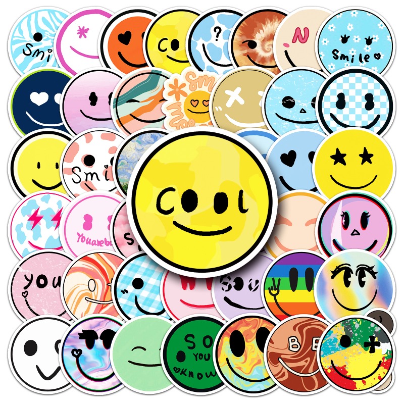 Small Smiley Face Stickers, Stickers for Kids