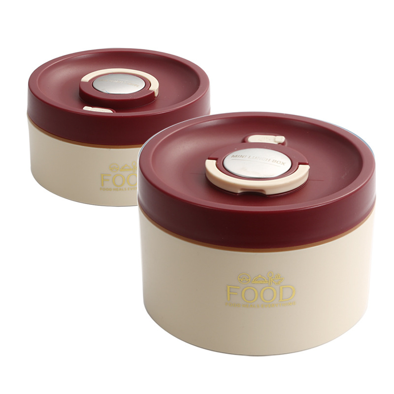 Stainless Steel Lunch Box w/ Lid - Freshkeeping Container for School