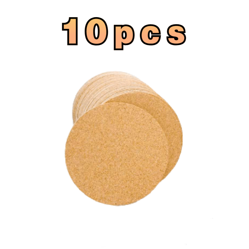 10Pcs Practical Cork Mat For Home 10Pcs Backing Coasters Cork Mat