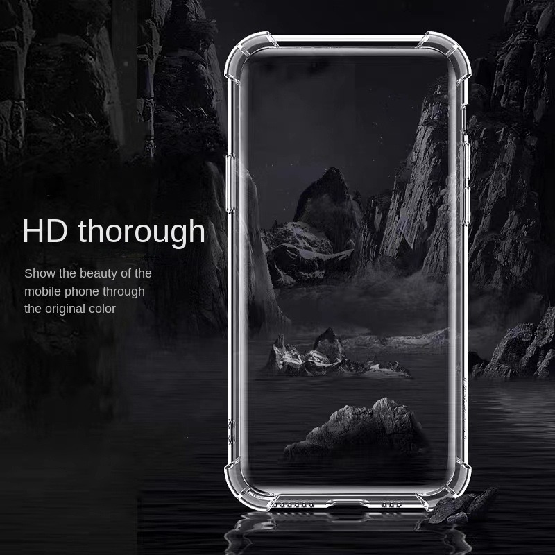 Thickened Airbag Shockproof Clear Soft Tpu Phone Case For Samsung