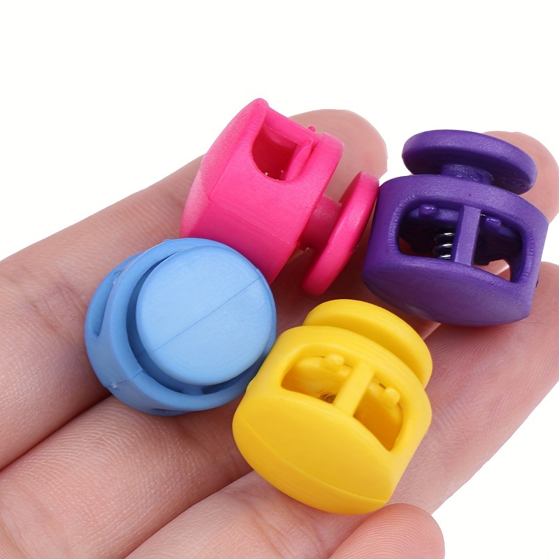 10pcs Plastic Cord Locks Stopper Toggle Clasps For Mask Lanyard Paracord  Outdoor Shoes With Spring Lock Hat Hoodie Tent Cord Replacement, DIY Craft  Ac