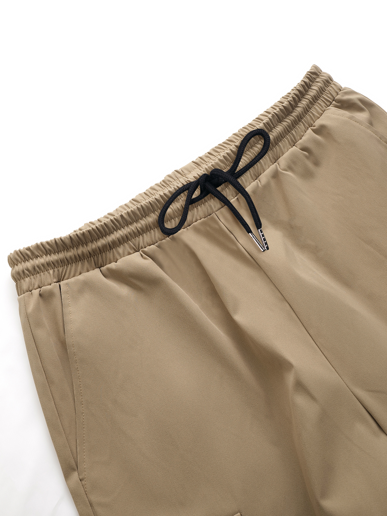 Khaki shop shorts car