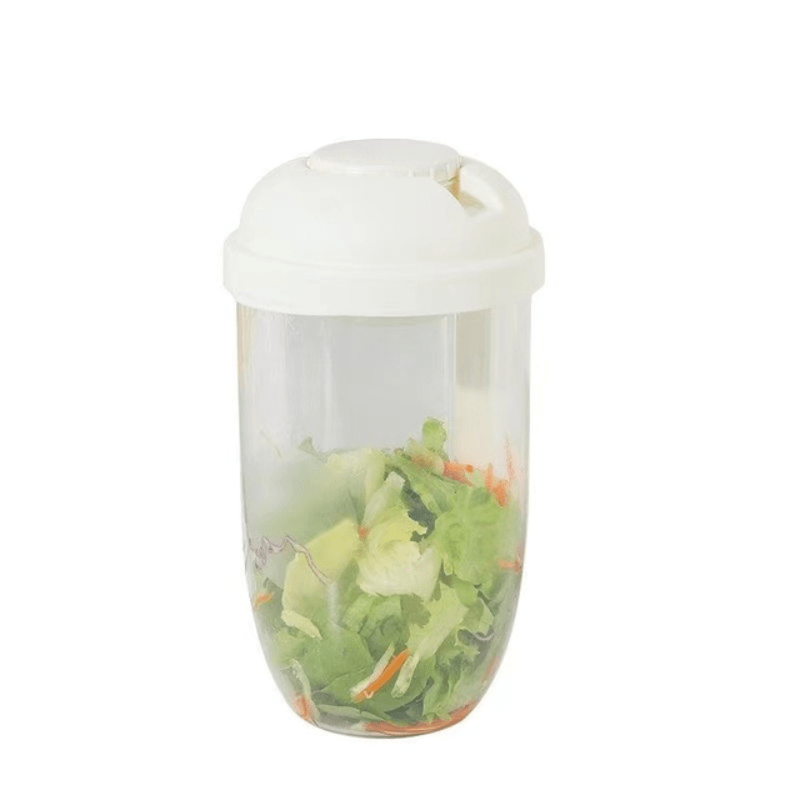 Bottle Salad Container for Lunch Salad Container Cup Set with Sauce Cup and  Fork