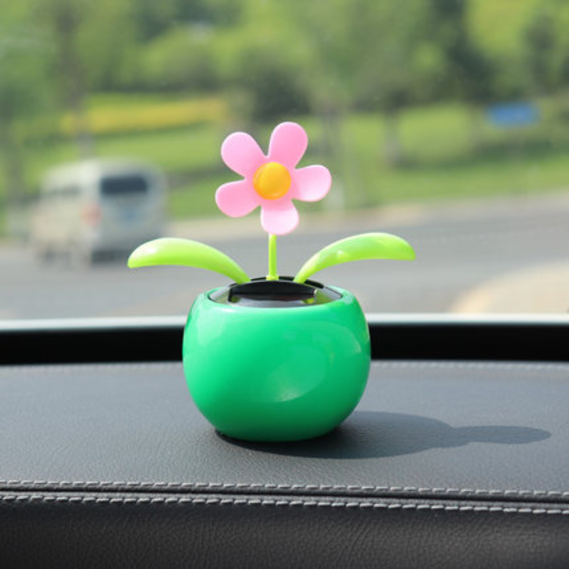 Solar Apfel förmige Blumen Auto Dekoration Schaukelnde - Temu Austria