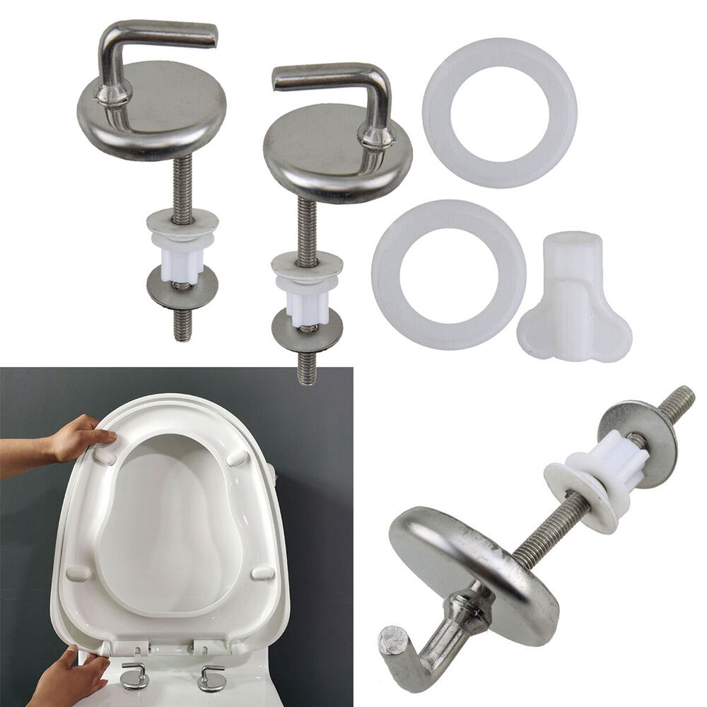 Bisagras Tapa Wc Asientos De Inodoro  Replacement Toilet Seat Hinge Set -  Toilet Seats - Aliexpress