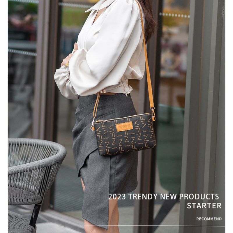 Small Letter Print Crossbody Bag, Color Contrast Mobile Phone Bag, Fashion  Shoulder Purse For Women - Temu