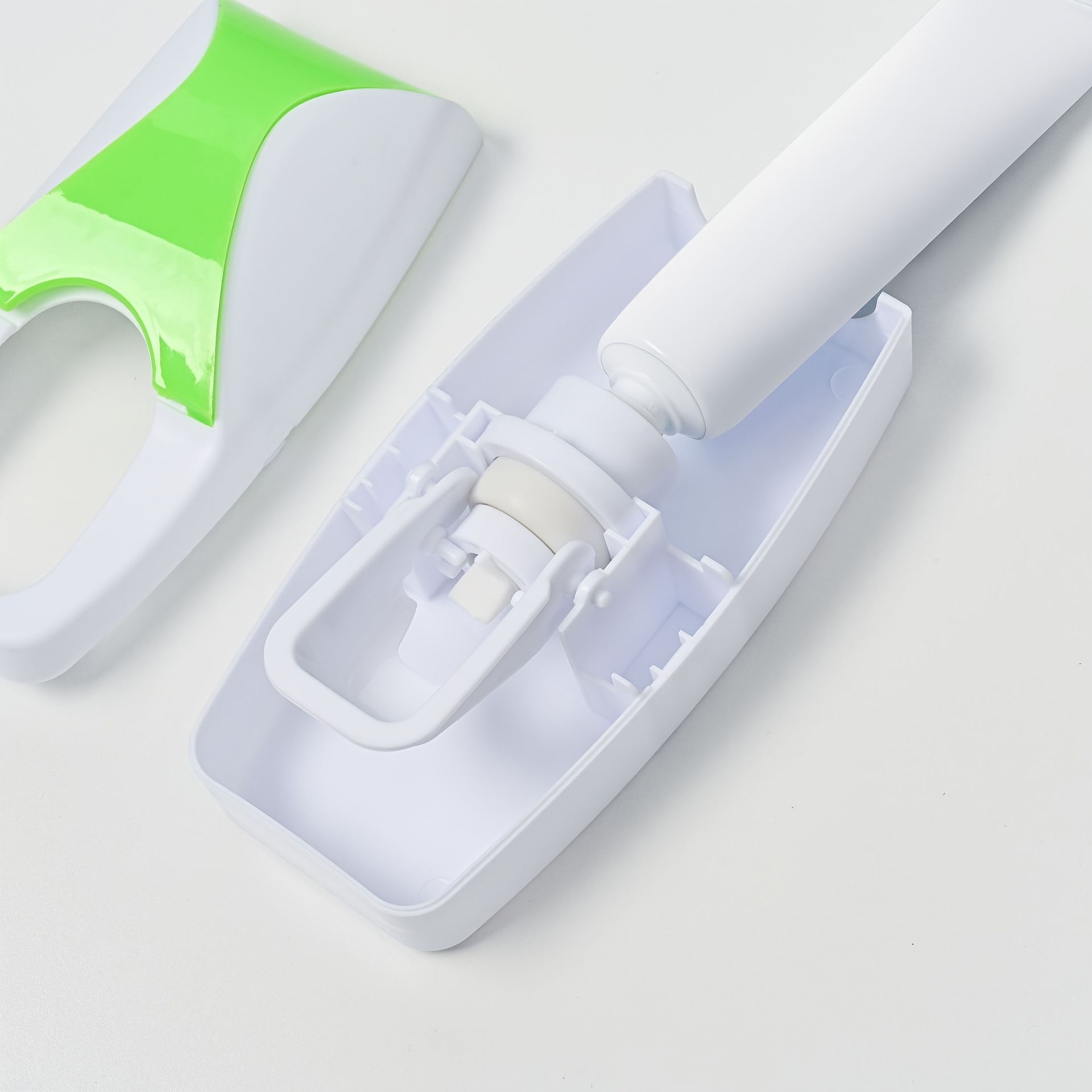 Automatic Toothpaste Dispenser & Brush Holder with Squeezer