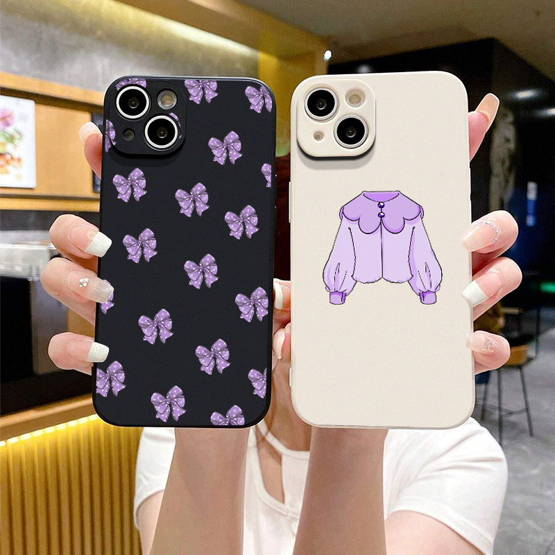 2pcs silicone phone case purple element phone case 14 - Temu Morocco