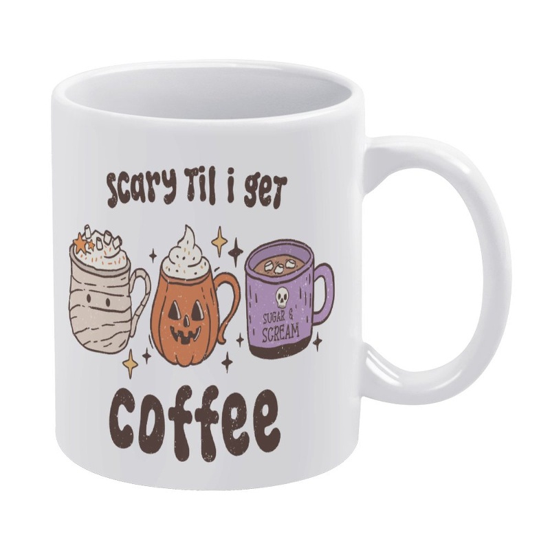 Portable Classic Ceramic Novelty Mug Coffee Cup Travel Mug Funny