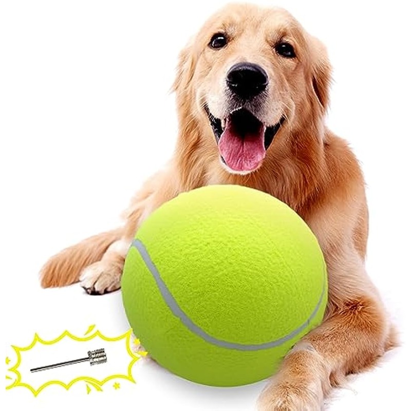 Interactive Pet Toys: Large Dog Tennis Ball For Outdoor Fun - Temu