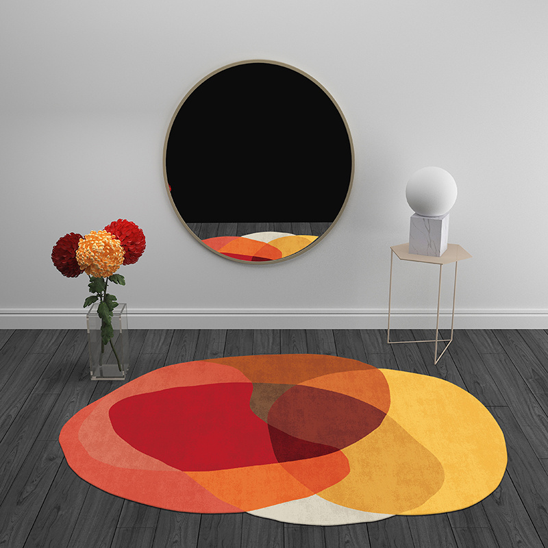 Gradient Area Rugs Soft Anti-skid Carpet Nordic Decor Rugs