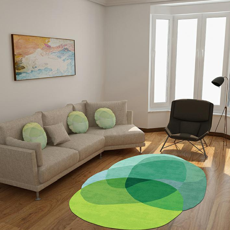 Gradient Area Rugs Soft Anti-skid Carpet Nordic Decor Rugs
