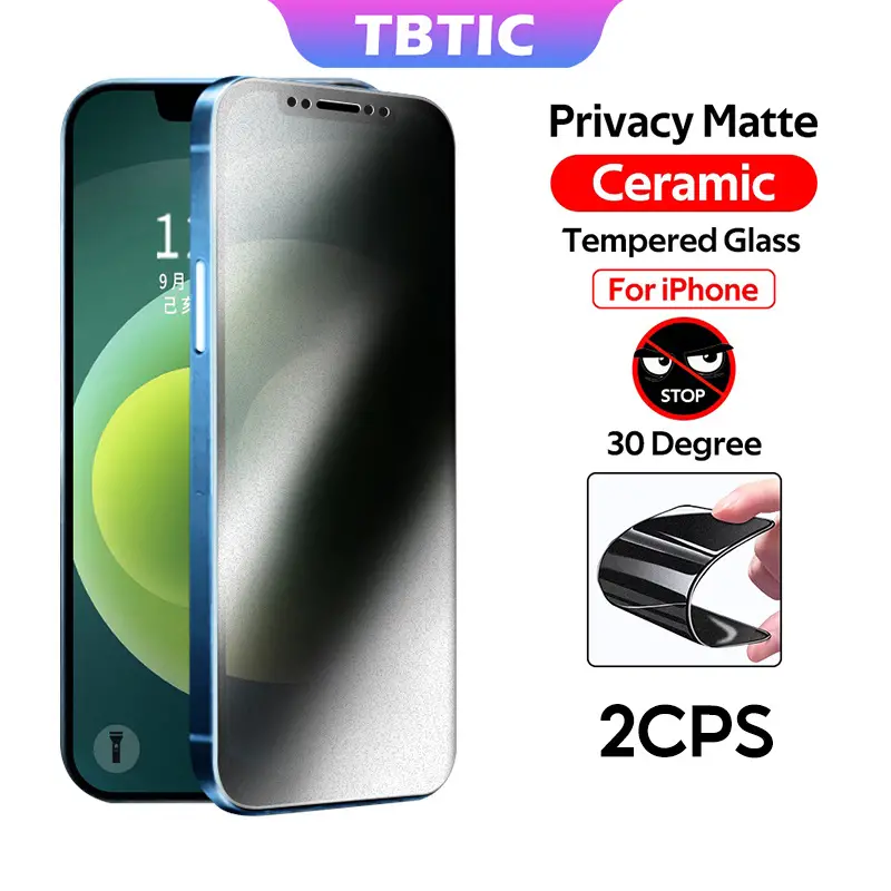 Privacy Ceramic Film For Iphone 15 Pro Max 14 13 Pro Max - Temu