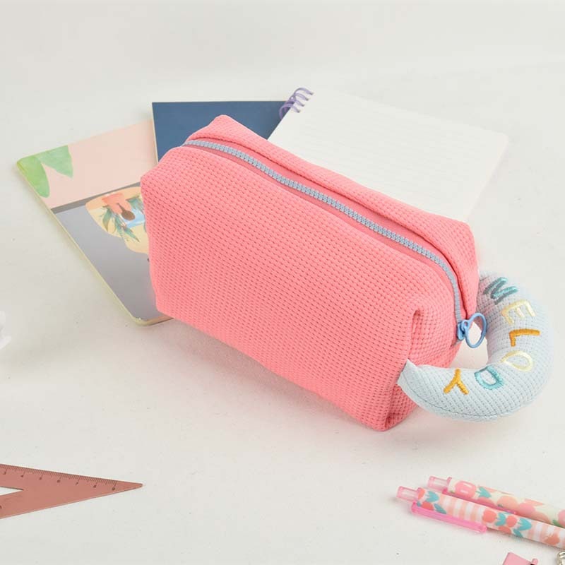 Cute Bunny Bear Pencil Case Large Capacity Pouch For College - Temu