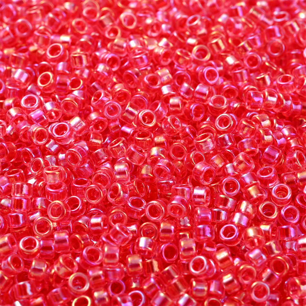About /bag Tiny Glass Seed Beads Ab Shiny Tube Beads For - Temu