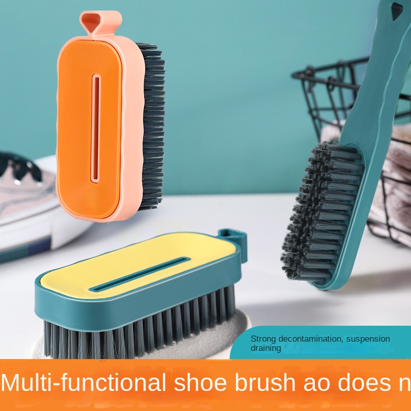 Simple Soft Bristle Shoe Brush, Laundry Brush, Long Handle Cleaning  Household Crevice Soft Bristle Brush - Temu