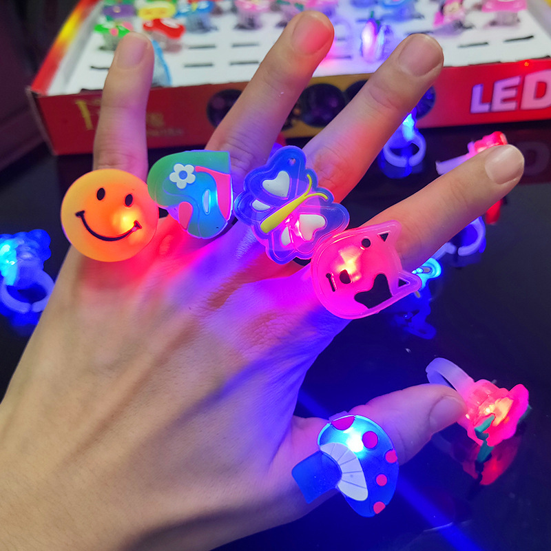 20x LED Fingerlampe Mitbringsel Fingerring Leuchtringe Fingerlichter online  kaufen