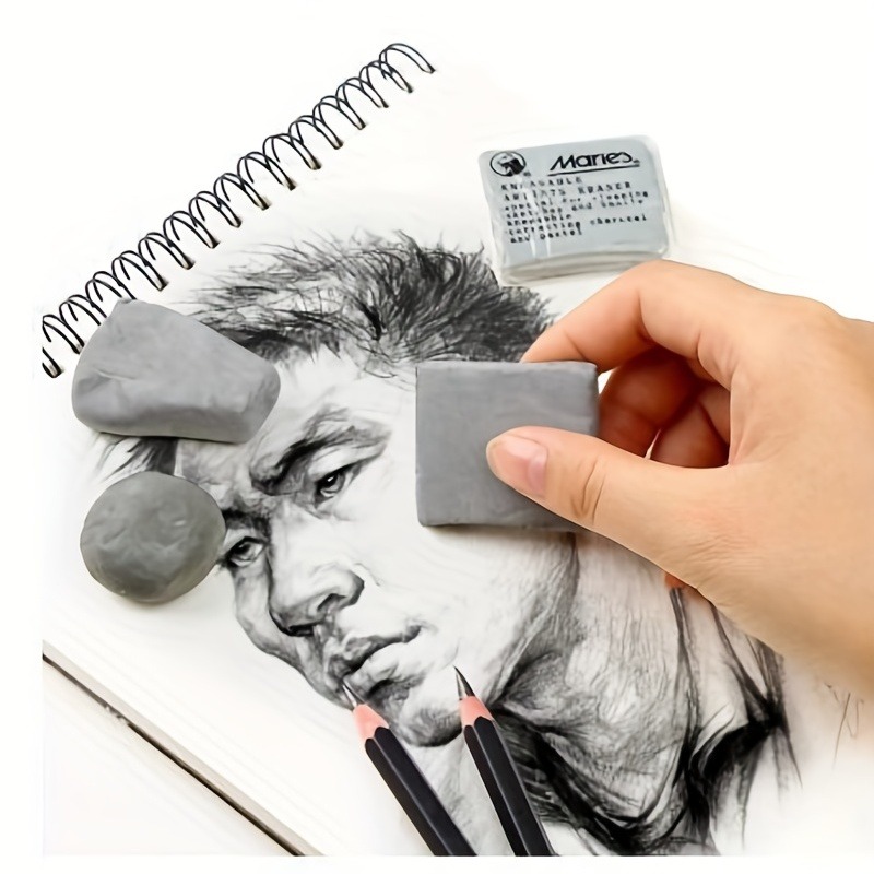 Gray Kneaded Erasers For Artists Gum Eraser Art Eraser - Temu