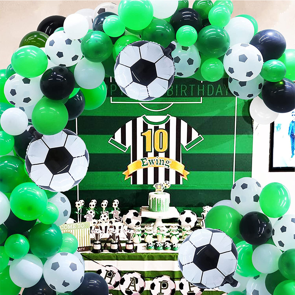 Decoración Globos Cumpleaños Futbol Balón Trofeo Playera