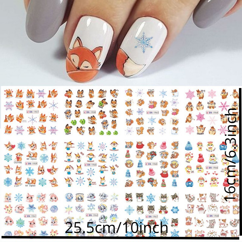 Christmas Nail Stamping Plates 2022 Cute Penguins Bear Winter Decor Deer  Snowflakes Nail Stencils Printing Templates Glxmas-2022 - Nail Templates -  AliExpress