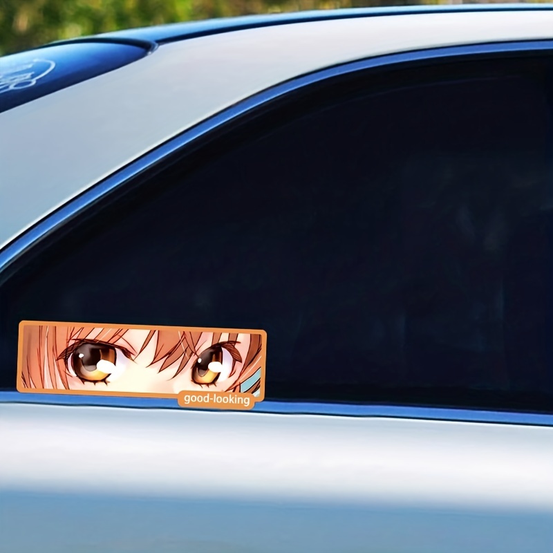 Car Sticker Anime Sticker Glass Sticker Bumper Rearview - Temu