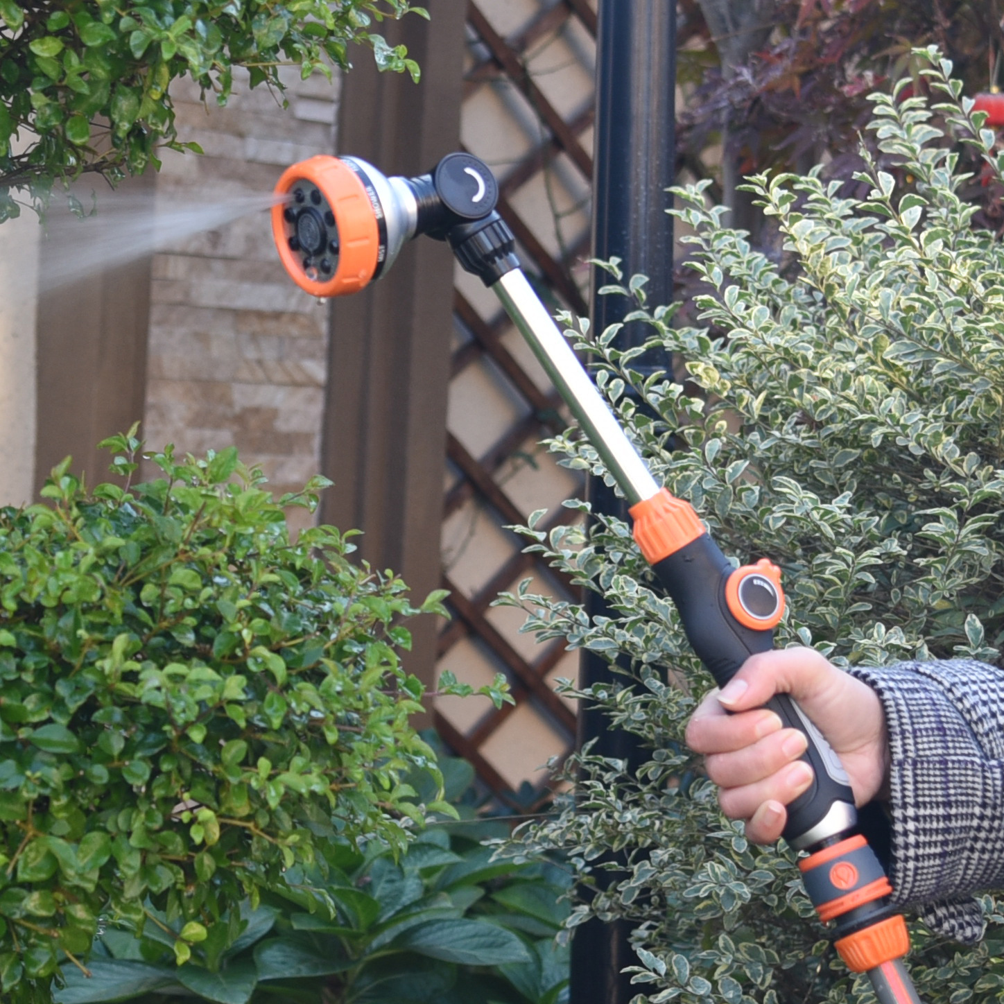 Watering Wand Heavy Duty Metal Garden Hose Wand 8 Spray Temu