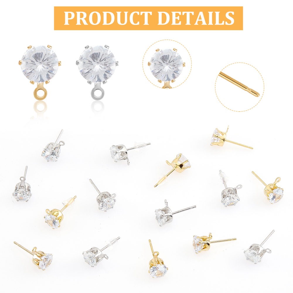 Wholesale Brass Earring Hooks and Plastic Ear Nuts 