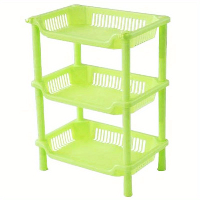 Dynasty Open Storage Plastic Multi Layer Rack Small - 3 Tier, Size: 427 X  277 X 520 Mm