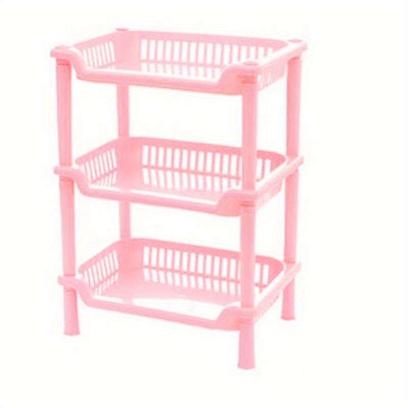 Countertop Plastic Storage Rack Multi layer Bathroom Shelf - Temu