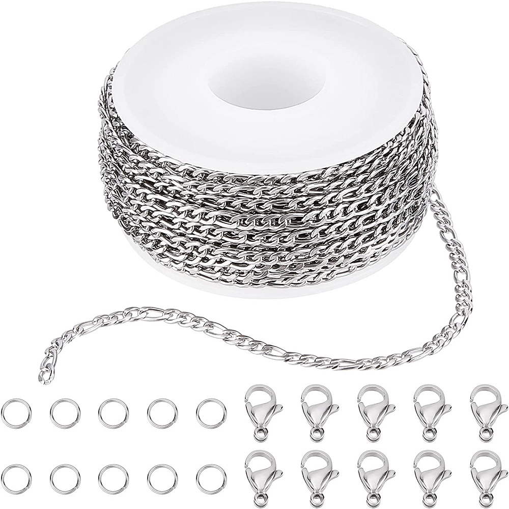 Necklace Chains Jewelry Making Supplies Cable Link Chain - Temu