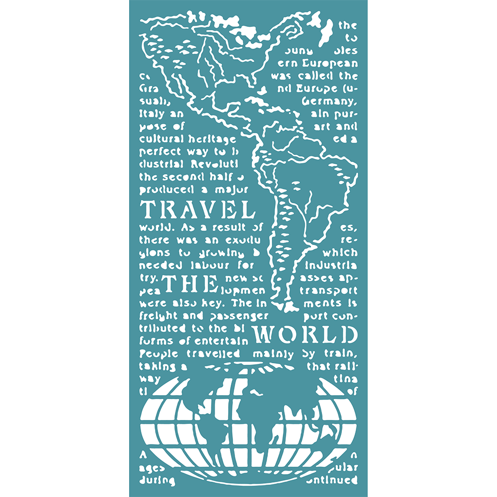 Cool World Map Diy Layering Stencil Painting Scrapbook - Temu United ...