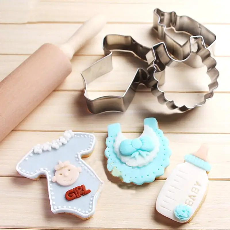 Baby Stuff Cookie Cutters Stainless Steel Pastry Cutters - Temu