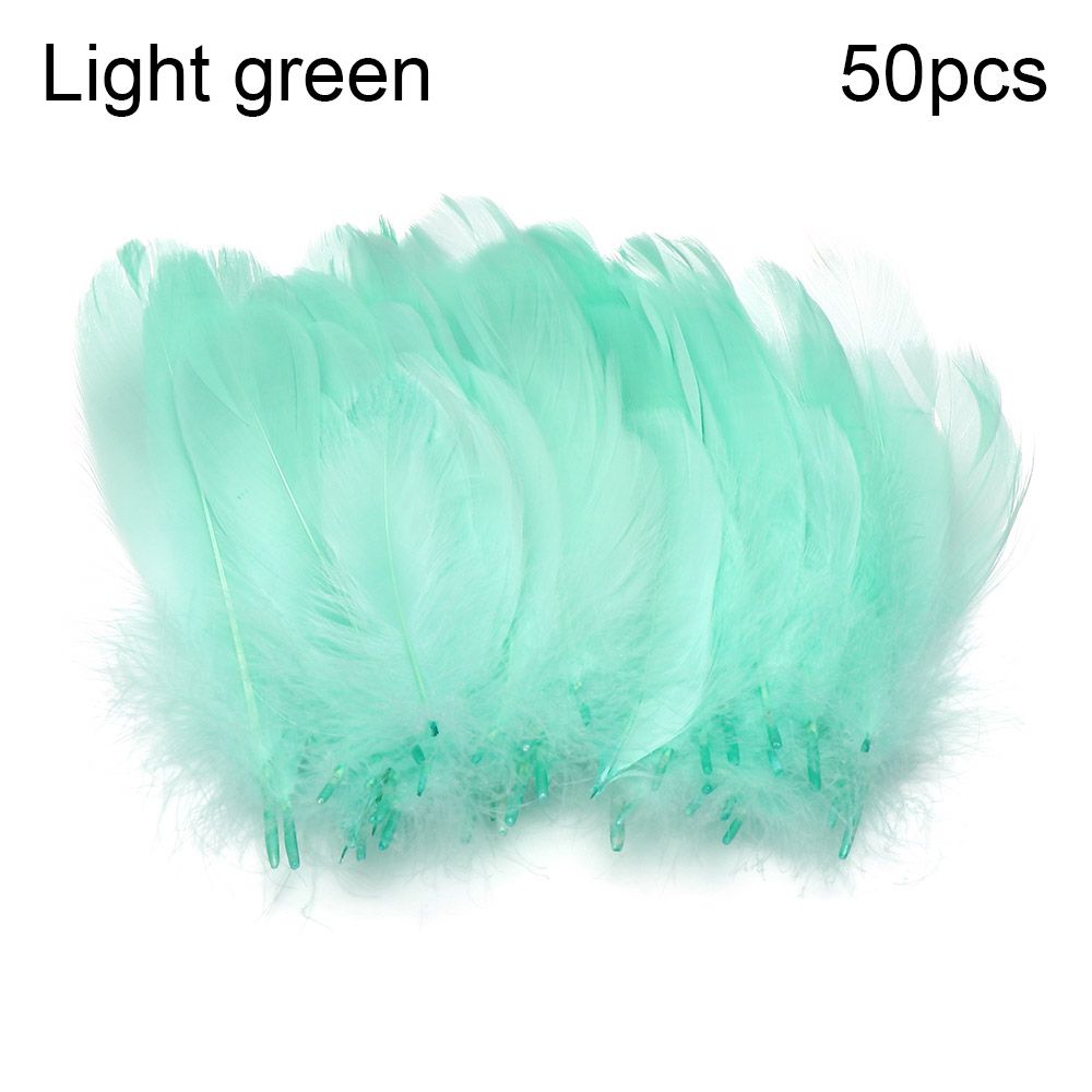 300pcs Feathers White, Natural Craft Goose Feathers, For Costume