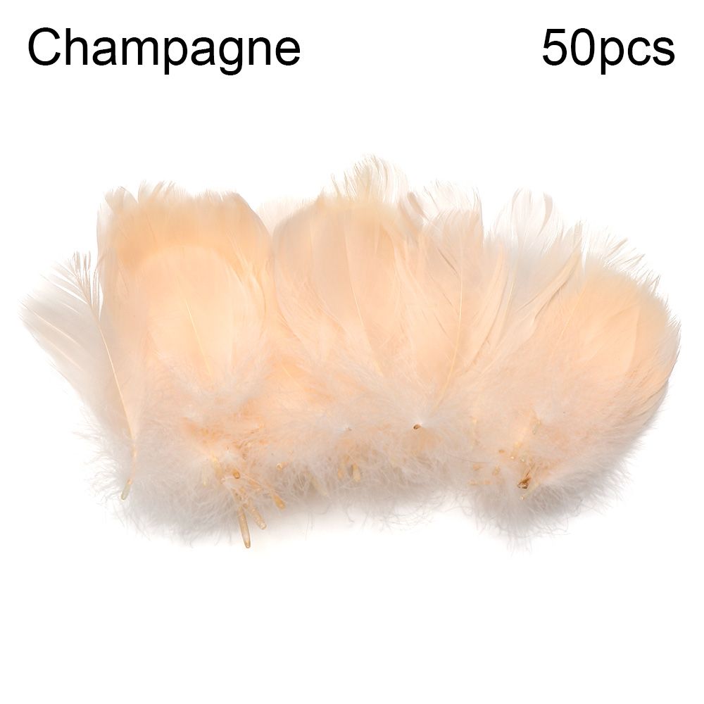 300pcs Feathers White, Natural Craft Goose Feathers, For Costume