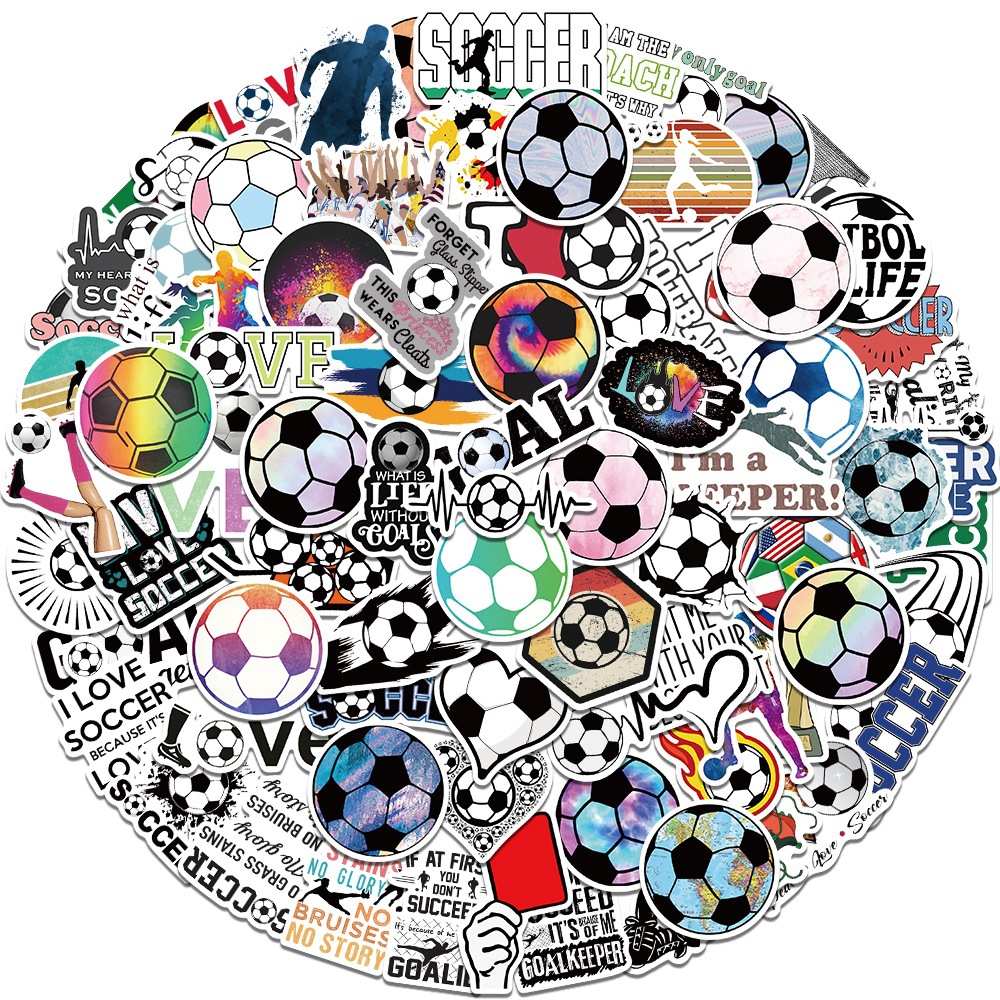 Soccer Stickers For Scrapbook, Motivational Vinyl Waterproof Stickers For Water  Bottles, Luggage, Teaching Incentives, Soccer Team Gifts For Teens And  Adults - Temu