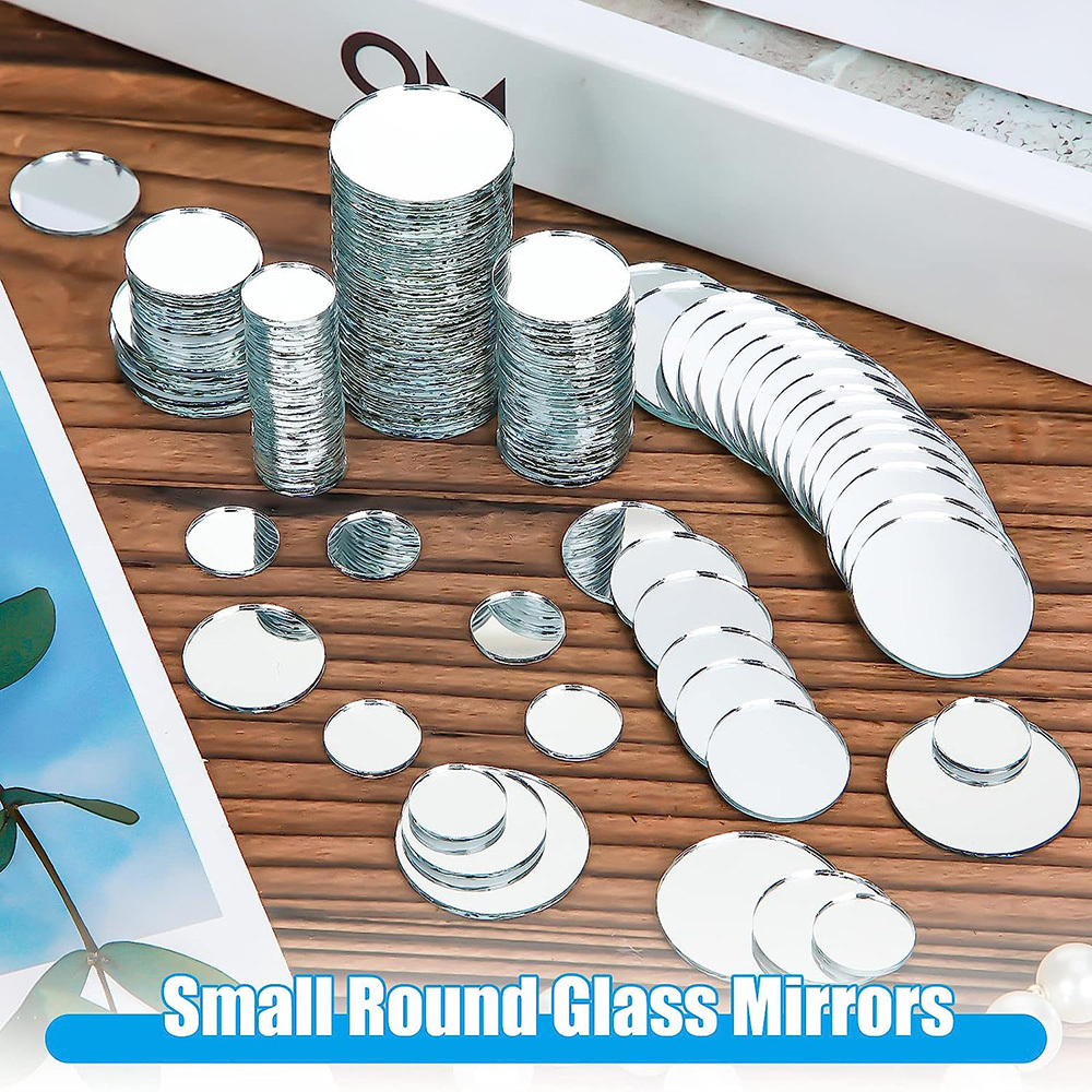 Prasacco 120 espejos pequeños para manualidades, 3 formas de espejo espejo  cuadrado redondo tejas miniatura manualidades de diamante para, azulejos de  mosaico para decoración de ladrillos miniatura : : Hogar y cocina